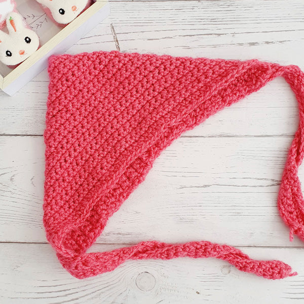Gorro lana fuccia con amarra talla 18-14 M Marca Genérica Estado Casi tiki