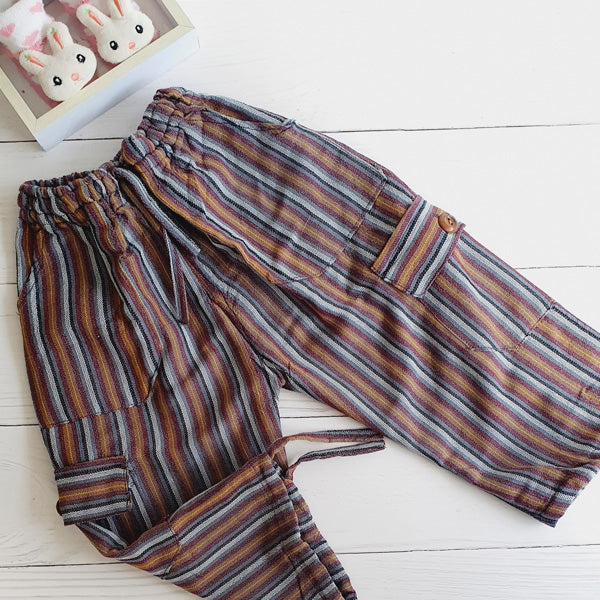 Pantalón Tela Rayas Marca Otra 3 A Estado Tiki taka