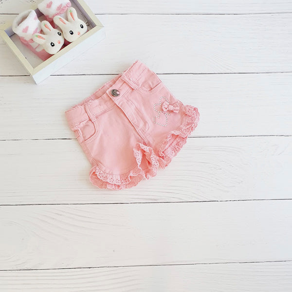 Short Algodón Rosa Marca Limonada 3 M Estado Tiki taka