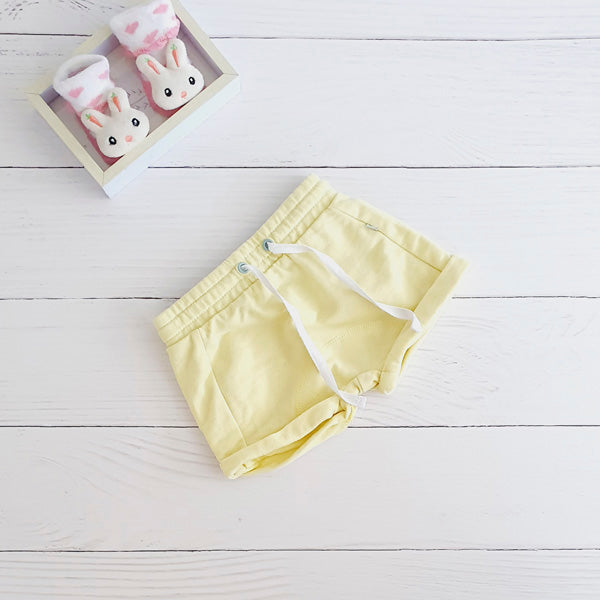 Short Algodón Amarillo Marca Opaline 6 M Estado Tiki taka