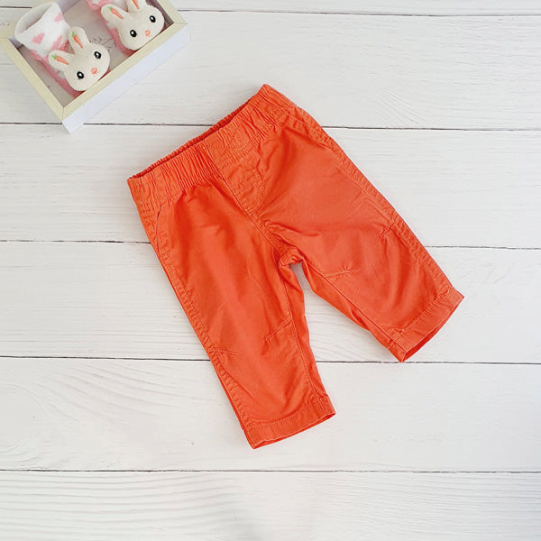 Pantalón Algodón Naranja Marca Carter's 3 M Estado Tiki taka