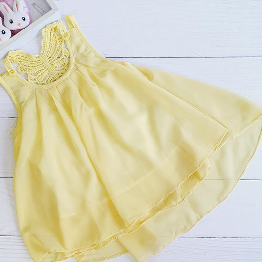Blusa Tela Amarillo Marca Otra 3 A Estado Tiki taka