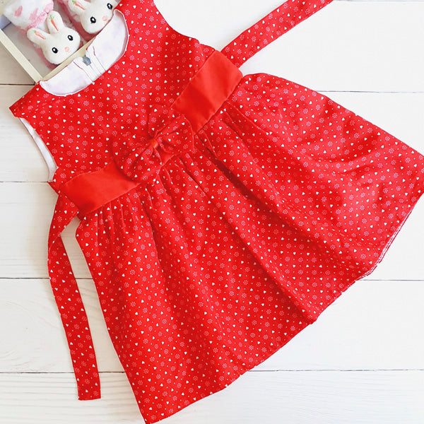 Vestido Tela Rojo Marca Otra 2 A Estado Tiki taka