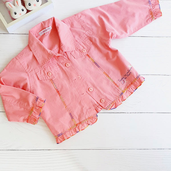 Blusa Algodón Rosa Marca Otra 12 M Estado Tiki taka