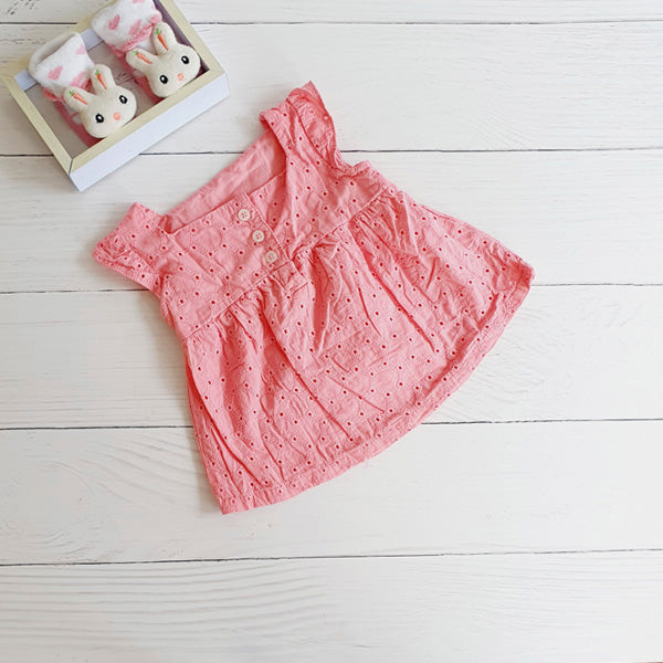 Blusa Algodón Rosa Marca Otra 6-9 M Estado Tiki taka