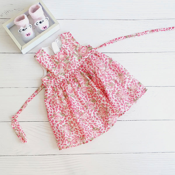 Vestido Algodón Diseños Marca Limonada 9 M Estado Casi tiki