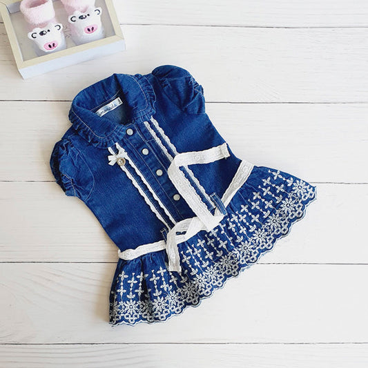 Vestido Tela Azul Marca Limonada 3 M Estado Tiki taka