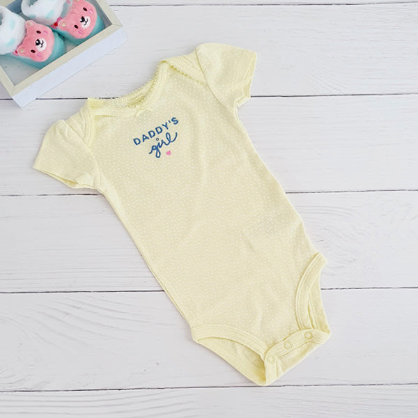 Body Algodón Amarillo Marca Carter's 6 M Estado Tiki taka