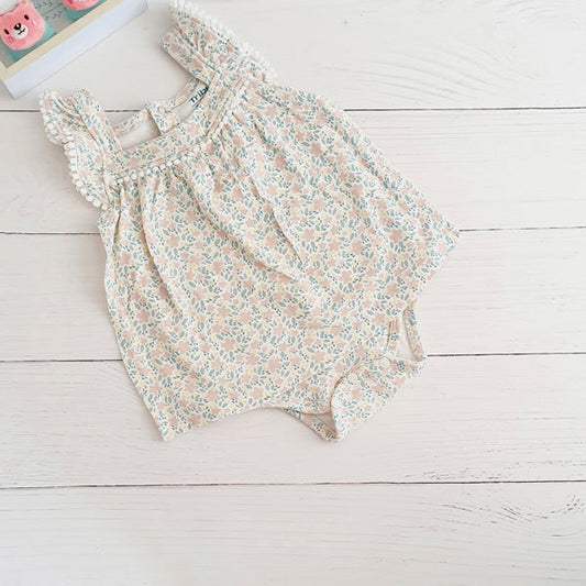 Body vestido Algodón Diseños Marca Tribu 9-12 M Estado Tiki taka