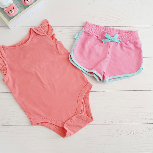 Pack Algodón Rosa Marca Otra 6-12 M Estado Tiki taka