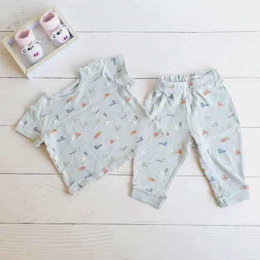 Conjunto Algodón Diseños Marca Boulevard 6 M Estado Casi tiki