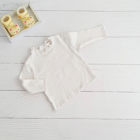 Polera Algodón Blanco Marca Otra 12 M Estado Tiki taka