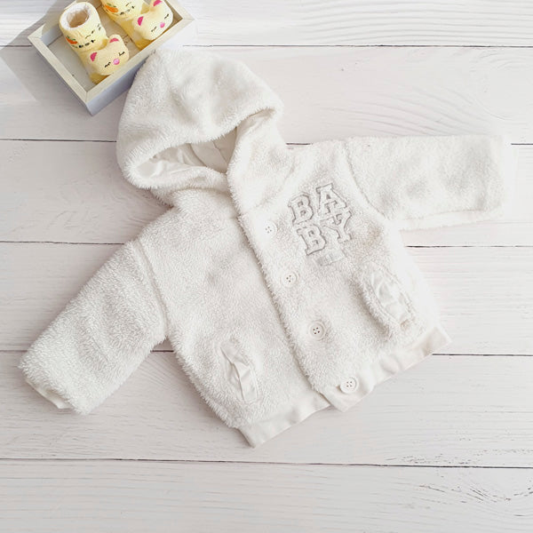 Polerón Peludo Blanco Marca Opaline 6 M Estado Casi tiki
