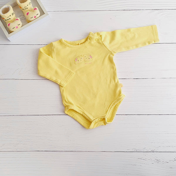 Body Algodón Amarillo Marca Pillin 3 M Estado Casi tiki