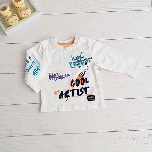 Polera Algodón Diseños Marca Ficcus 3-6 M Estado Tiki taka