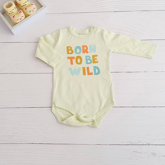 Body Algodón Verde agua Marca All basics 6 M Estado Tiki taka