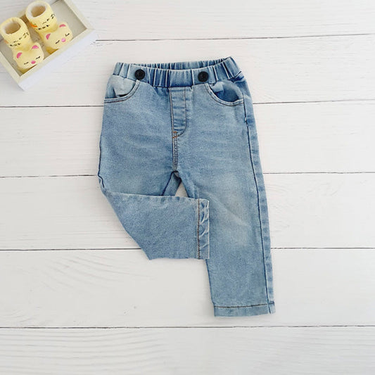 Pantalón Algodón Celeste Marca Otra 9 M Estado Casi tiki
