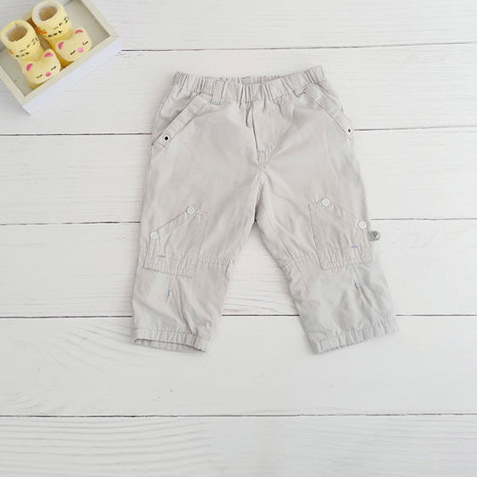 Pantalón Algodón Gris Marca Pillin 6 M Estado Casi tiki