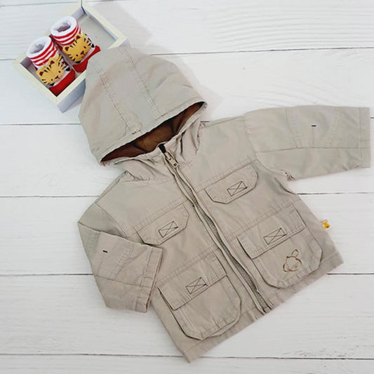 Cortavientos Algodón Beige Marca Yoko 3 M Estado Tiki taka