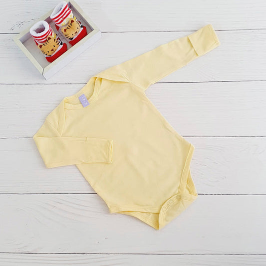 Body Algodón Amarillo Marca Otra 3 M Estado Tiki taka