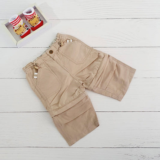 Pantalón Algodón Beige Marca Yamp! 6 M Estado Tiki taka