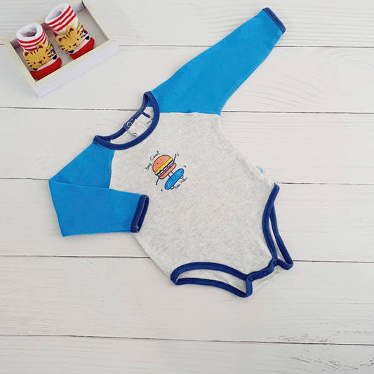 Body Algodón Multicolor Marca Pillin 6 M Estado Tiki taka