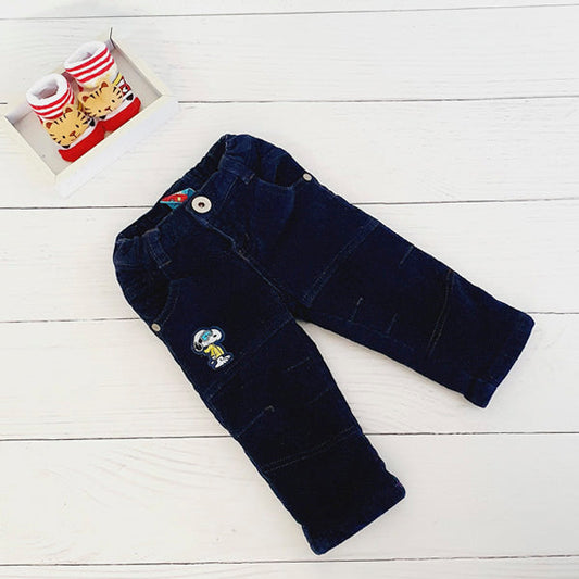 Pantalón forrado polar Azul Marca Otra 6-9 M Estado Tiki taka