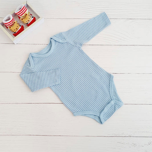 Body Algodón Rayas Marca Yamp! 3-6 M Estado Tiki taka