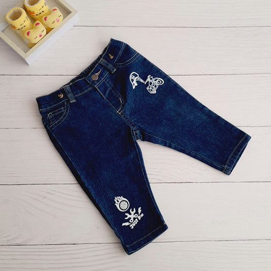 Jeans Mezclilla Azul Marca Otra 6-9 M Estado Tiki taka