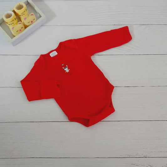 Body Algodón Rojo Marca Baby harvest 0-3 M Estado Casi tiki