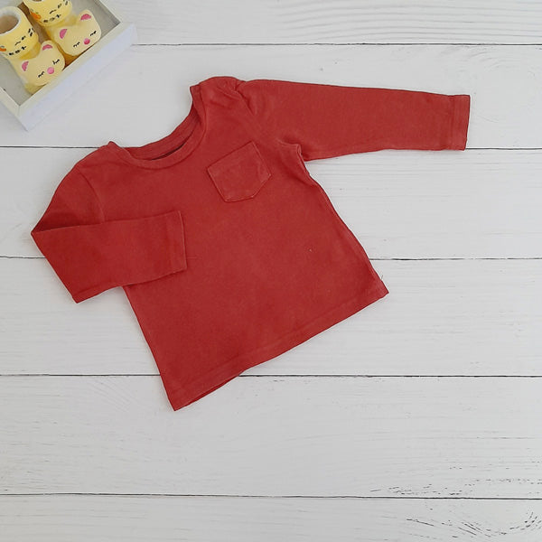 Polera Algodón Café Marca Boulevard 9 M Estado Tiki taka