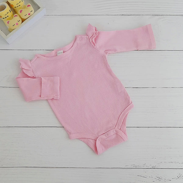 Body Algodón Rosa Marca Yamp! 0-3 M Estado Tiki taka
