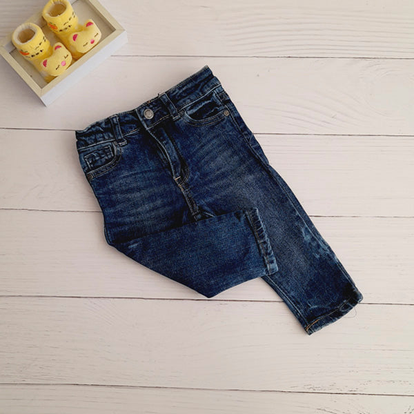 Jeans Mezclilla Azul Marca Opaline 9 M Estado Casi tiki