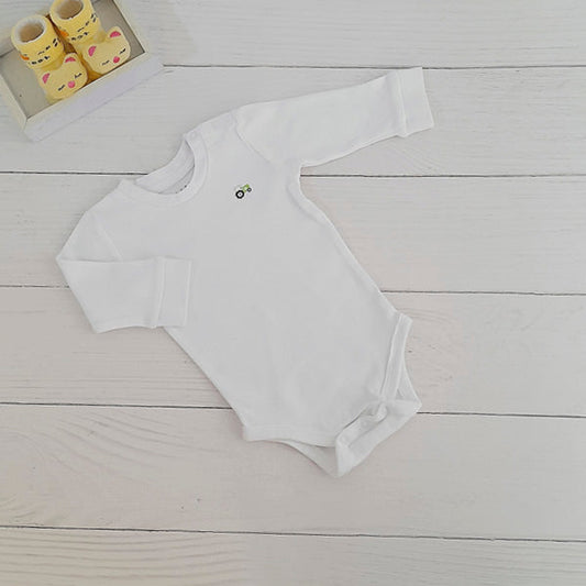 Body Algodón Blanco Marca Yamp! 3-6 M Estado Tiki taka