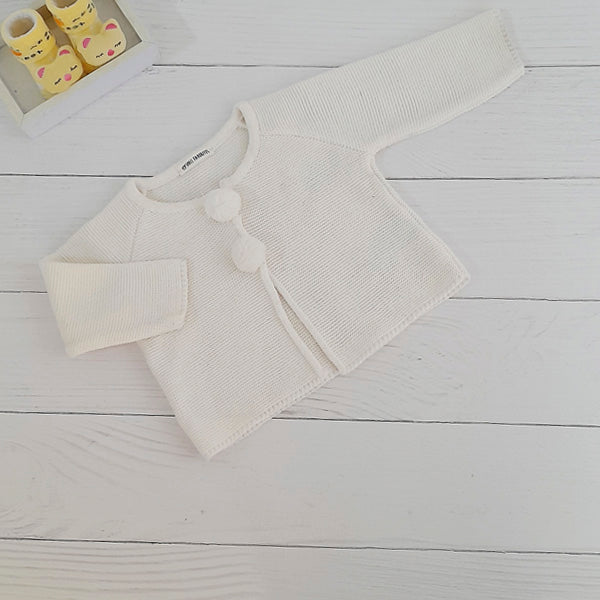 Chaleco Tejido Crema Marca Otra 9-12 M Estado Casi tiki