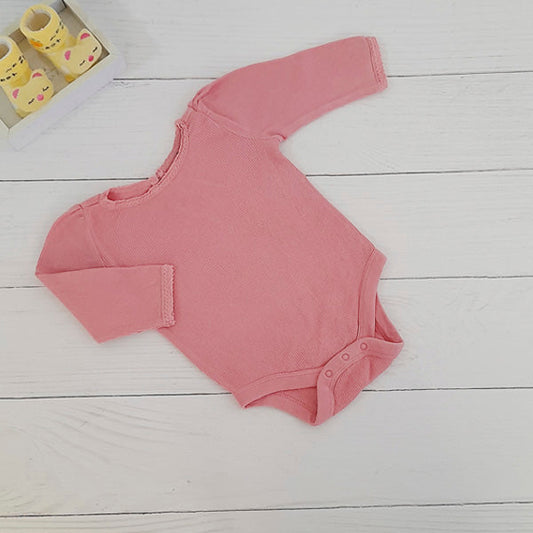 Body Algodón Rosa Marca Gap 3-6 M Estado Tiki taka