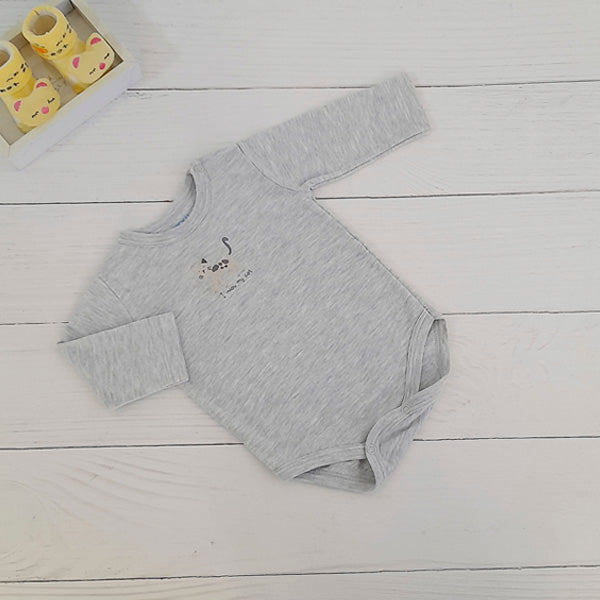 Body Algodón Gris Marca Cherokee 6 M Estado Tiki taka