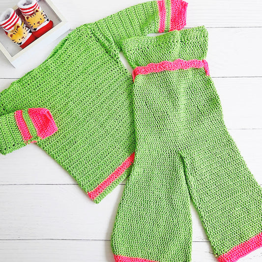 Conjunto Tejido Multicolor Marca Genérica 12-18 M Estado Tiki taka