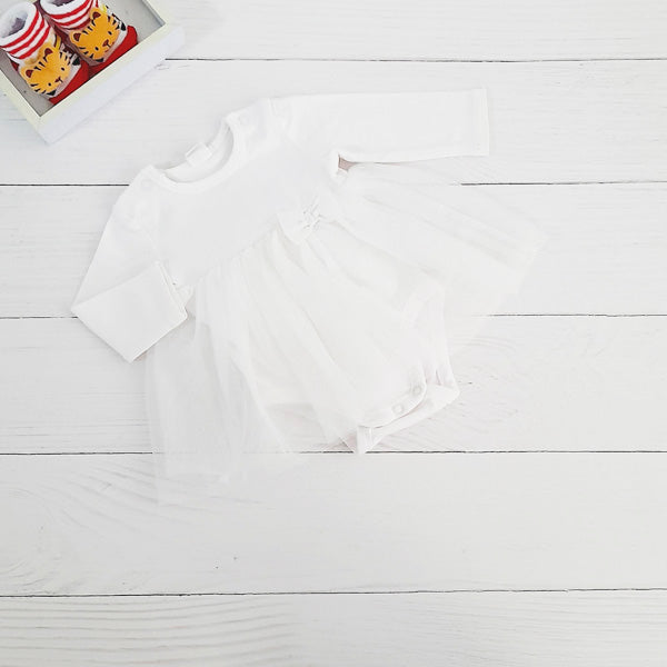 Body vestido Algodón Blanco Marca Hym RN Estado Casi tiki