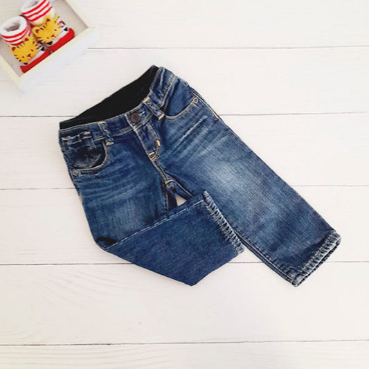 Jeans Mezclilla Azul Marca Otra 3-6 M Estado Casi tiki
