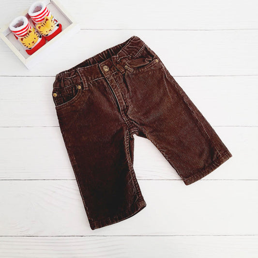 Pantalón Cotelé Café Marca Otra 6-9 M Estado Tiki taka