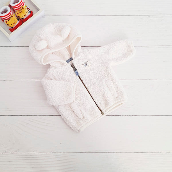 Polerón Polar Blanco Marca Carter's PM Estado Tiki taka