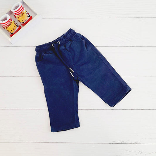 Pantalón Algodón Azul Marca Pillin 6 M Estado Tiki taka