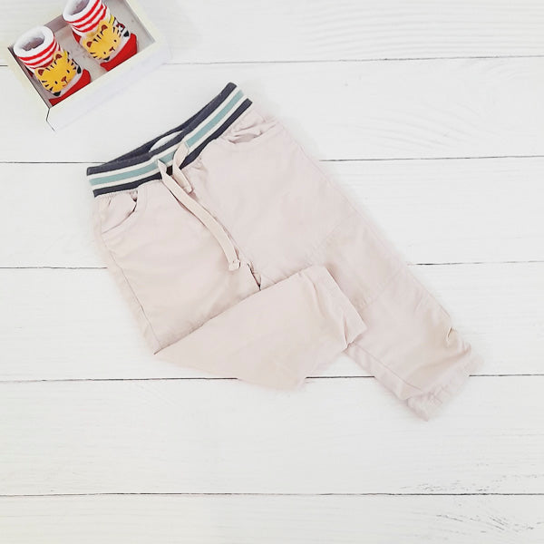 Pantalón Algodón Beige Marca Boulevard 9 M Estado Casi tiki