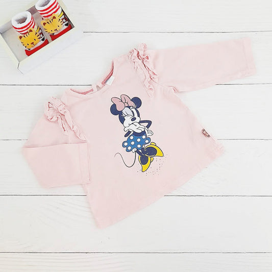 Polera Algodón Diseños Marca Disney 18 M Estado Casi tiki
