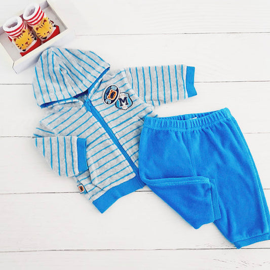 Conjunto Plush Azul Marca Ficcus RN Estado Casi tiki