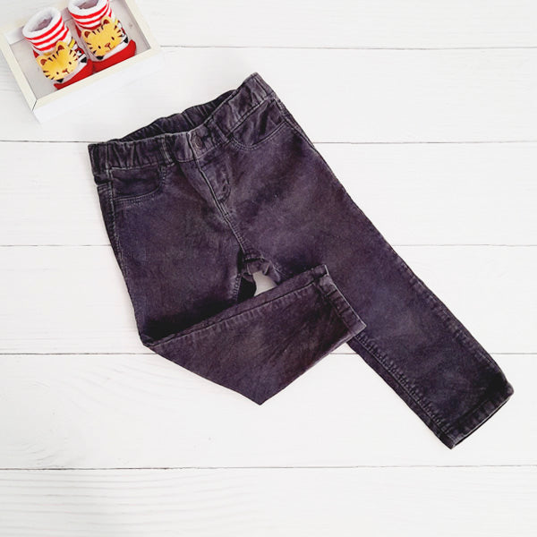 Pantalón Cotelé Gris Marca Old Navy 2 A Estado Tiki taka