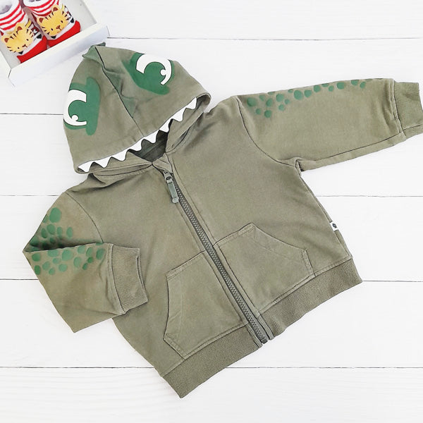 Polerón Algodón Verde Marca redwood 18 M Estado Casi tiki