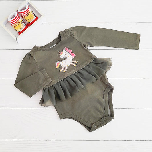 Body vestido Algodón Diseños Marca Garanimals 18 M Estado Tiki taka