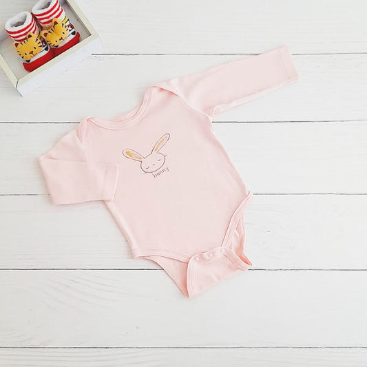 Body Algodón Rosa Marca Colloky 3-6 M Estado Tiki taka